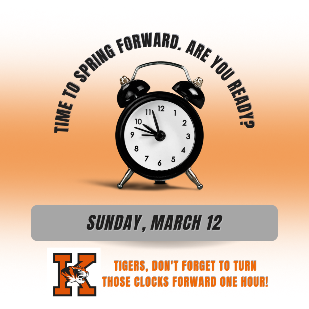 Time to spring forward with a clock